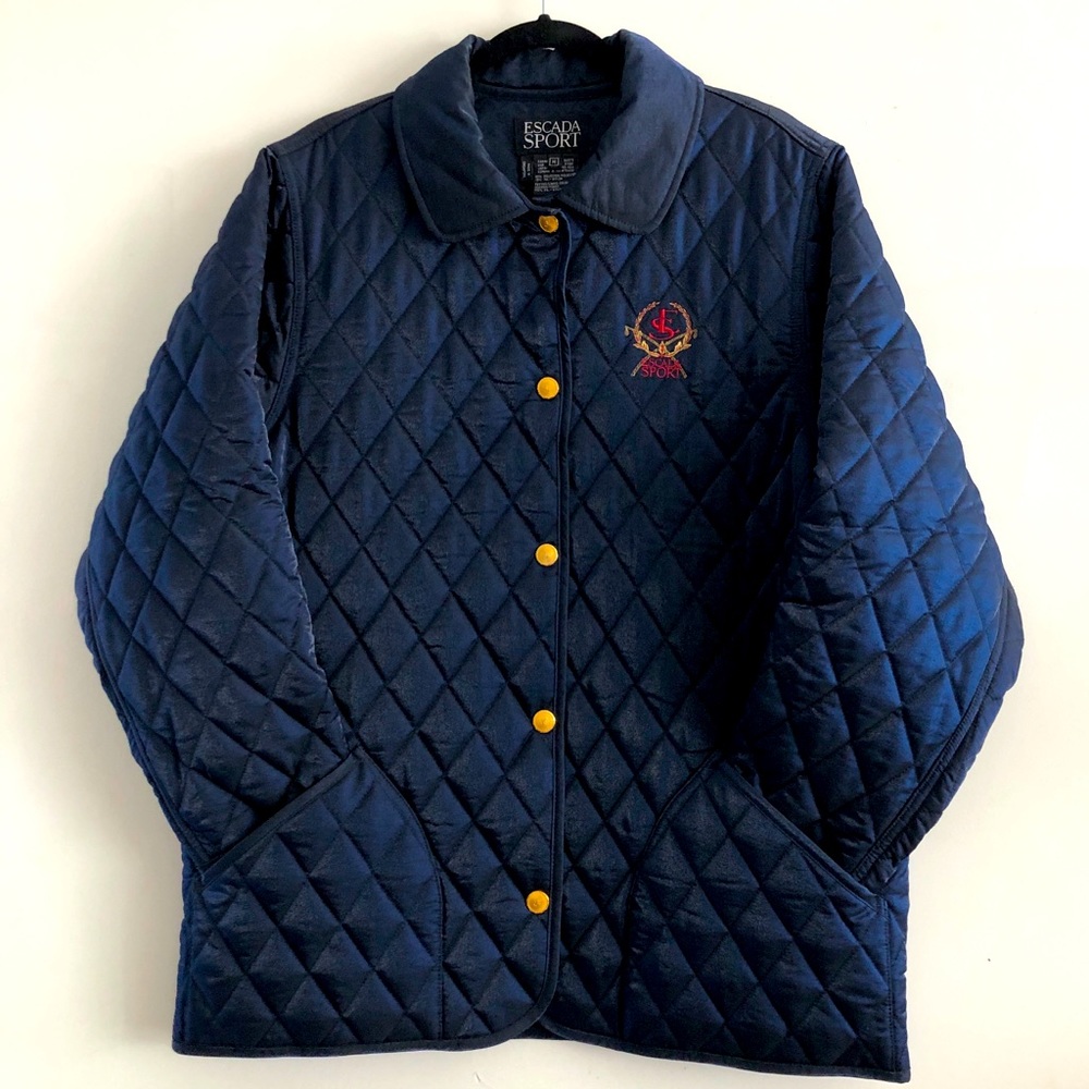 Escada Sport quilted Coat Size M